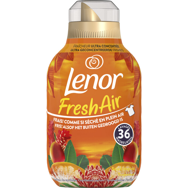 Een afbeelding van Lenor Fresh air wasverzachter tropical sunset