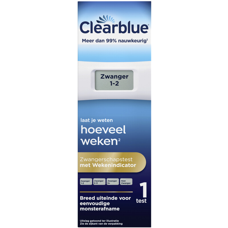 Een afbeelding van Clearblue Indicator zwangerschapstest
