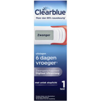 Een afbeelding van Clearblue Zwangerschapstest digitaal ultravroeg