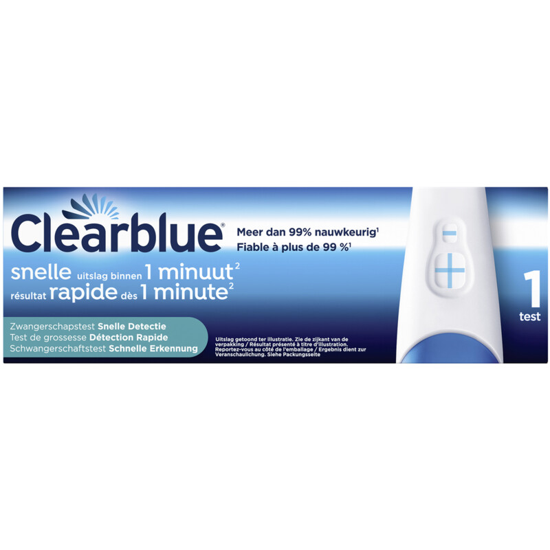 Een afbeelding van Clearblue Plus zwangerschapstest