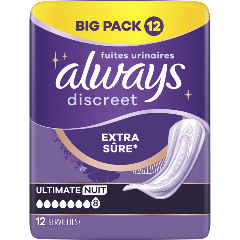 Een afbeelding van Always Discreet verband voor urineverlies