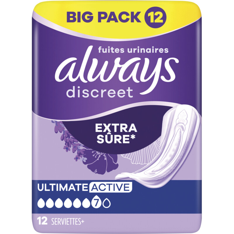 Een afbeelding van Always Discreet verband voor urineverlies