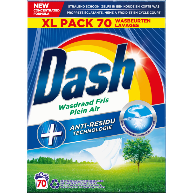 Een afbeelding van Dash Poeder wasdraadfris bel