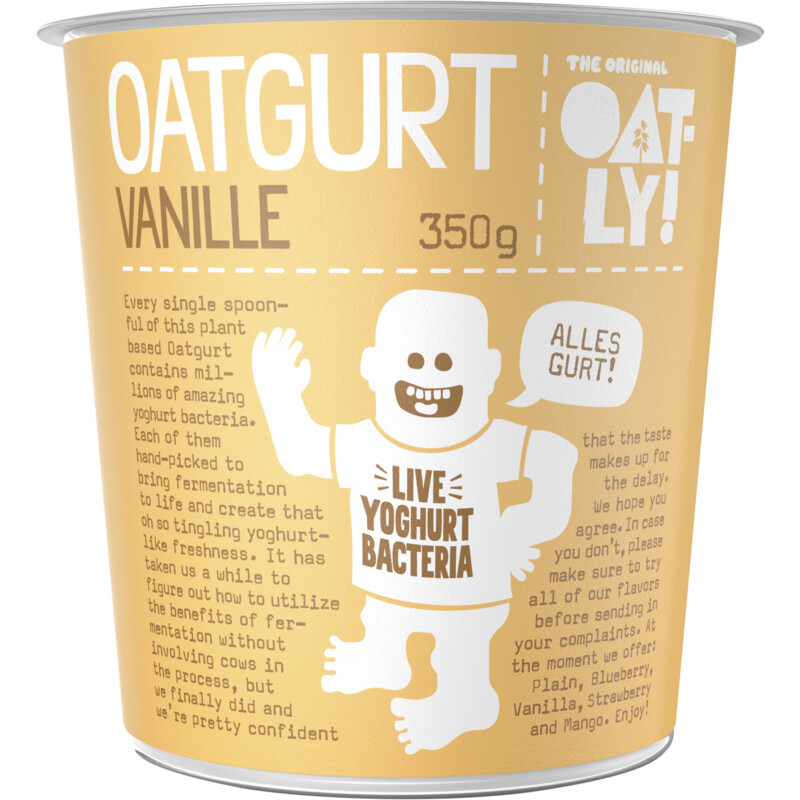 Oatly! Oatgurt vanille bestellen Albert Heijn