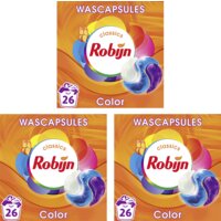 Een afbeelding van Robijn wasmiddelcapsules halfjaarbox