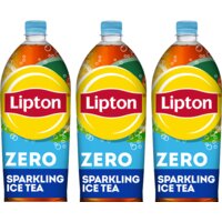 Een afbeelding van Lipton Ice Tea Sparkling Zero 3-pack 1,5L
