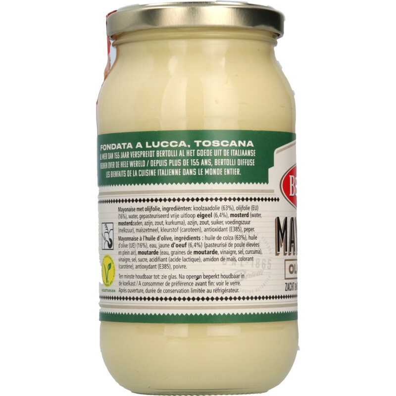 Een afbeelding van Bertolli Mayonaise olio d'oliva bel