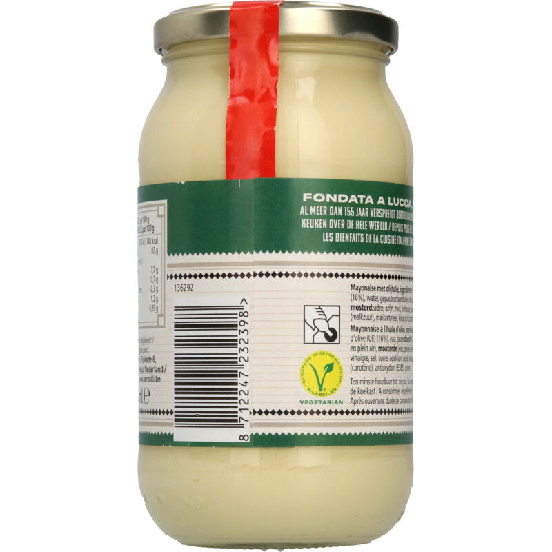 Een afbeelding van Bertolli Mayonaise olio d'oliva bel