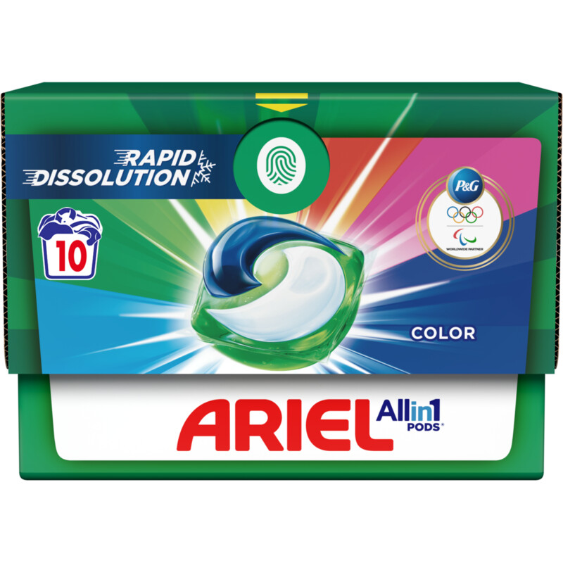 Een afbeelding van Ariel All-in-1 pods color wasmiddelcapsules