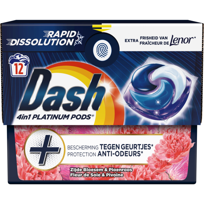 Een afbeelding van Dash All in one pods platinum pioen bel