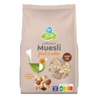 AH Biologisch Volkoren muesli fruit & noten