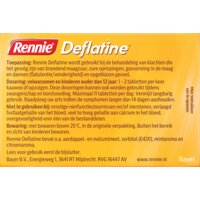 Een afbeelding van Rennie Deflatine kauwtabletten
