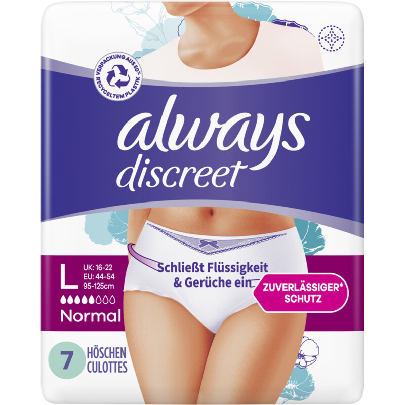 Een afbeelding van Always Discreet broekjes normal maat L