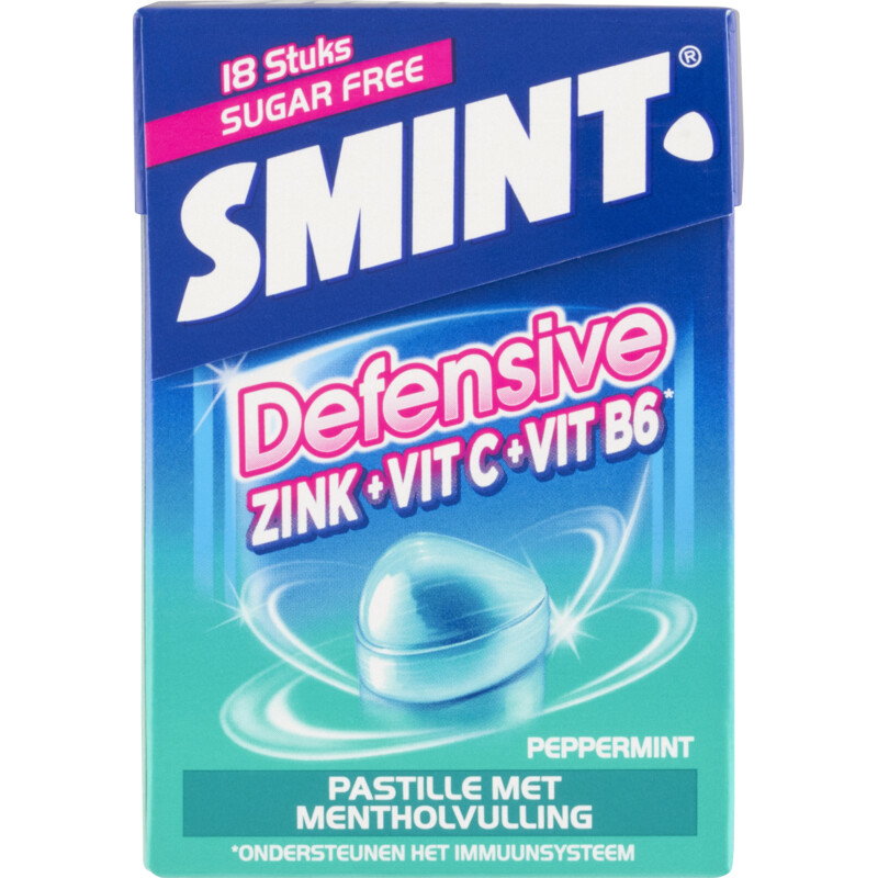 Een afbeelding van Smint Defensive pastille peppermint