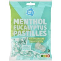 Een afbeelding van AH Menthol eucalyptus pastilles
