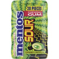 Een afbeelding van Mentos Sour chewing gum green apple