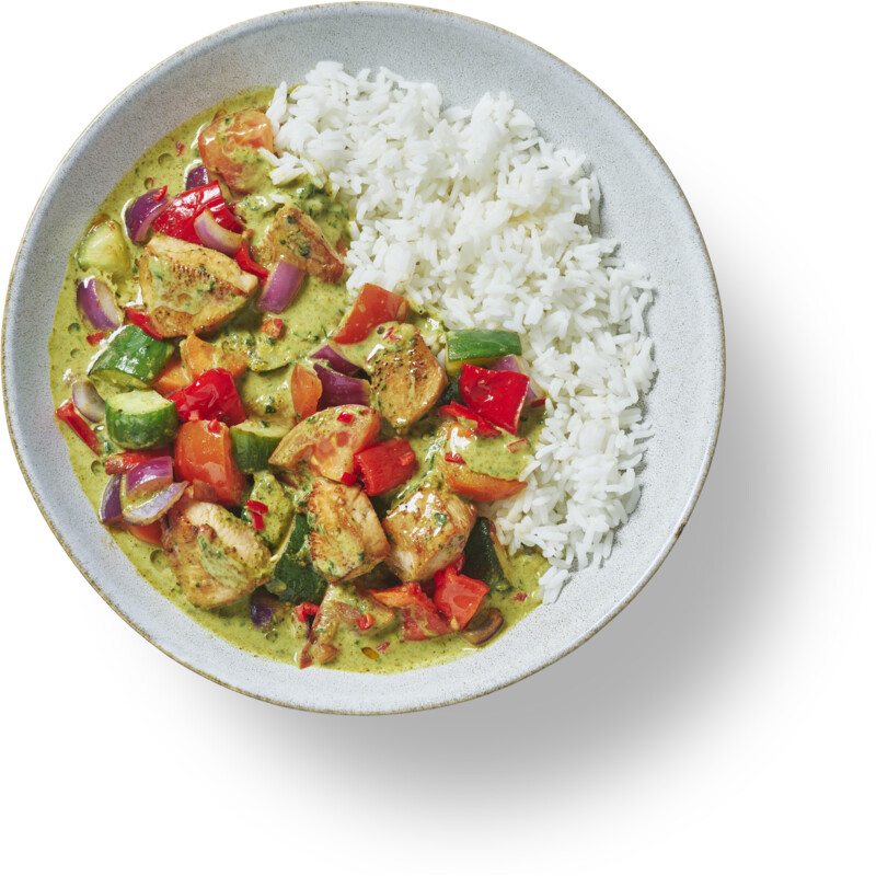 Een afbeelding van AH Thaise groene curry verspakket