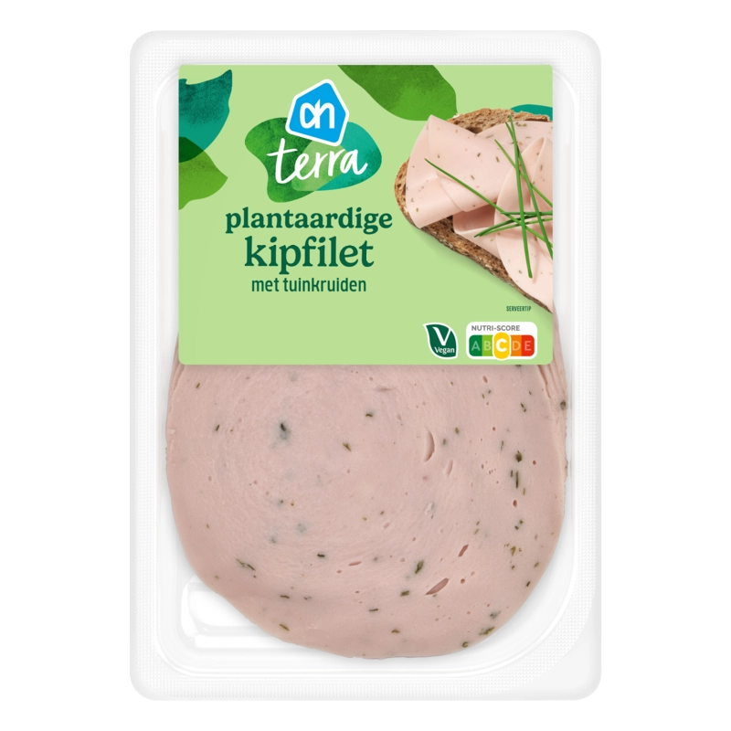 Plantaardige kipfilet met tuinkruiden