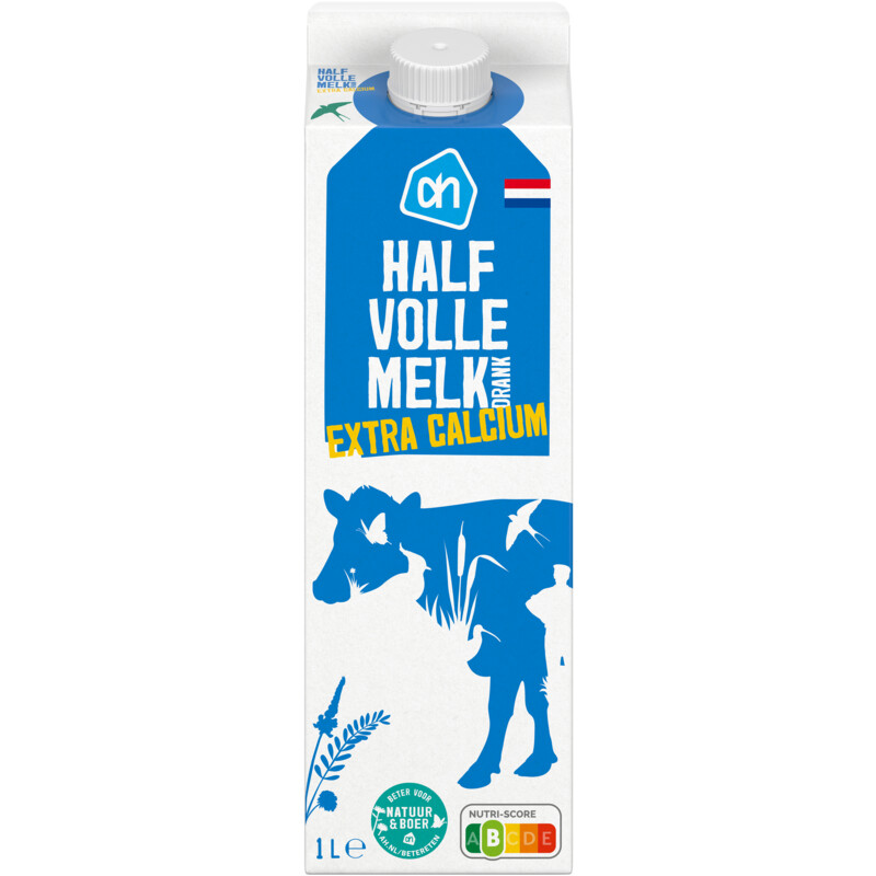 Een afbeelding van AH Halfvolle melkdrank extra calcium