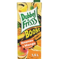 Een afbeelding van DubbelFrisss Boost ananas & mango