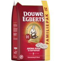 Een afbeelding van Douwe Egberts Aroma rood koffiepads familiepak