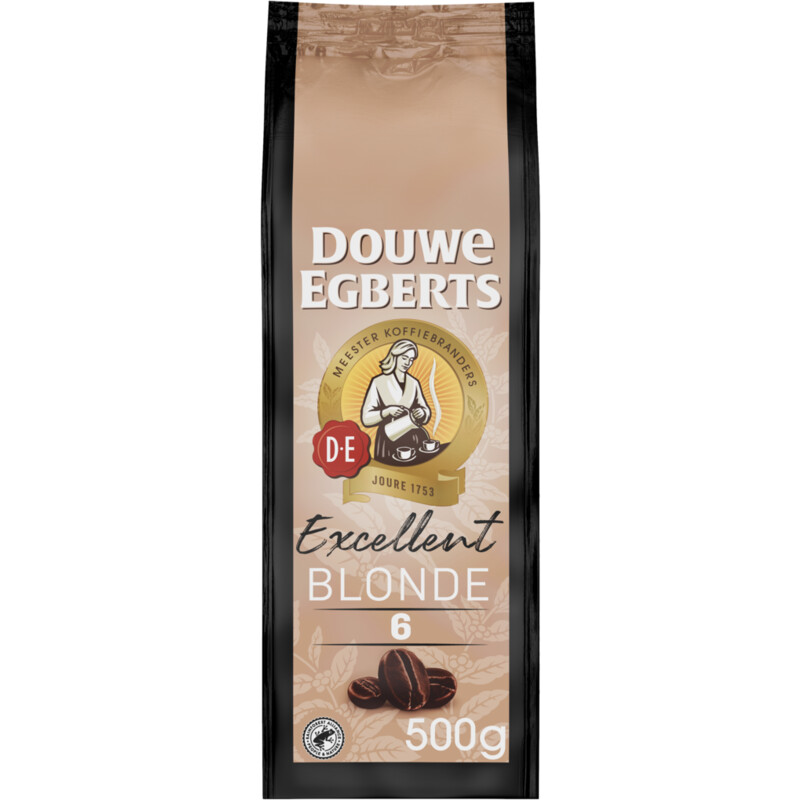 Een afbeelding van Douwe Egberts Excellent blonde bonen