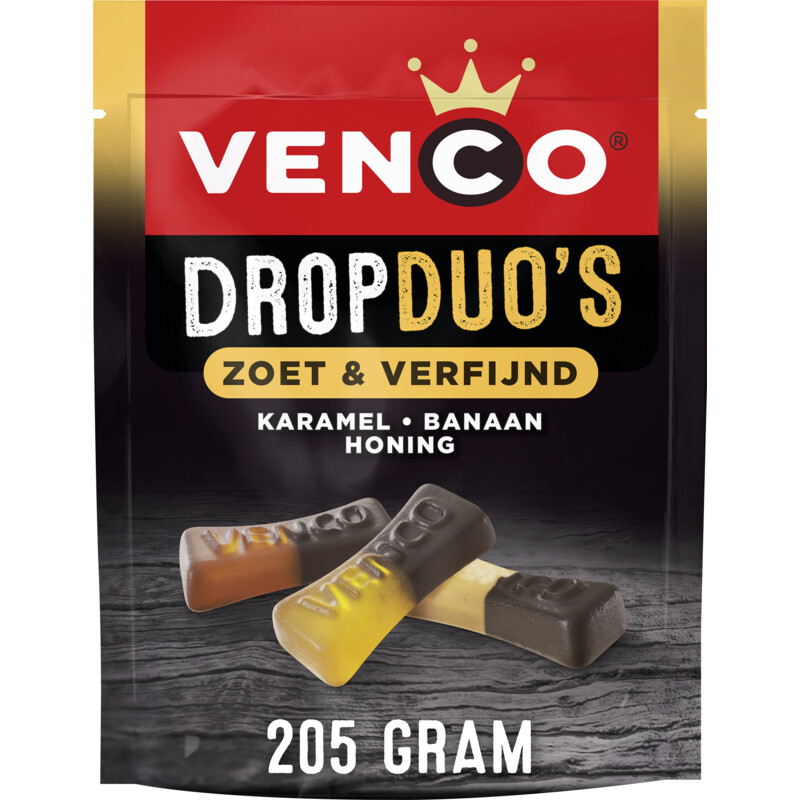 Een afbeelding van Venco Dropduo's zoet & verfijnd