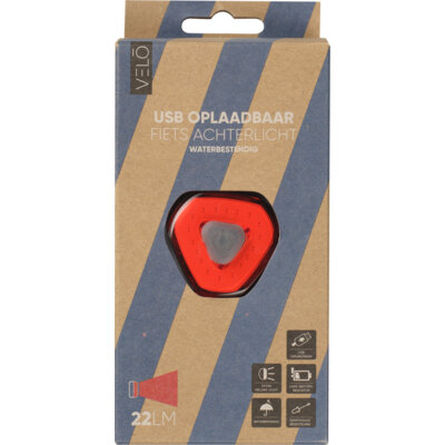 pdp-image-Velo Fietsverlichting achterlicht oplaadbaar