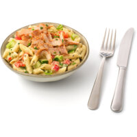 Een afbeelding van AH Pastasalade kip kebab
