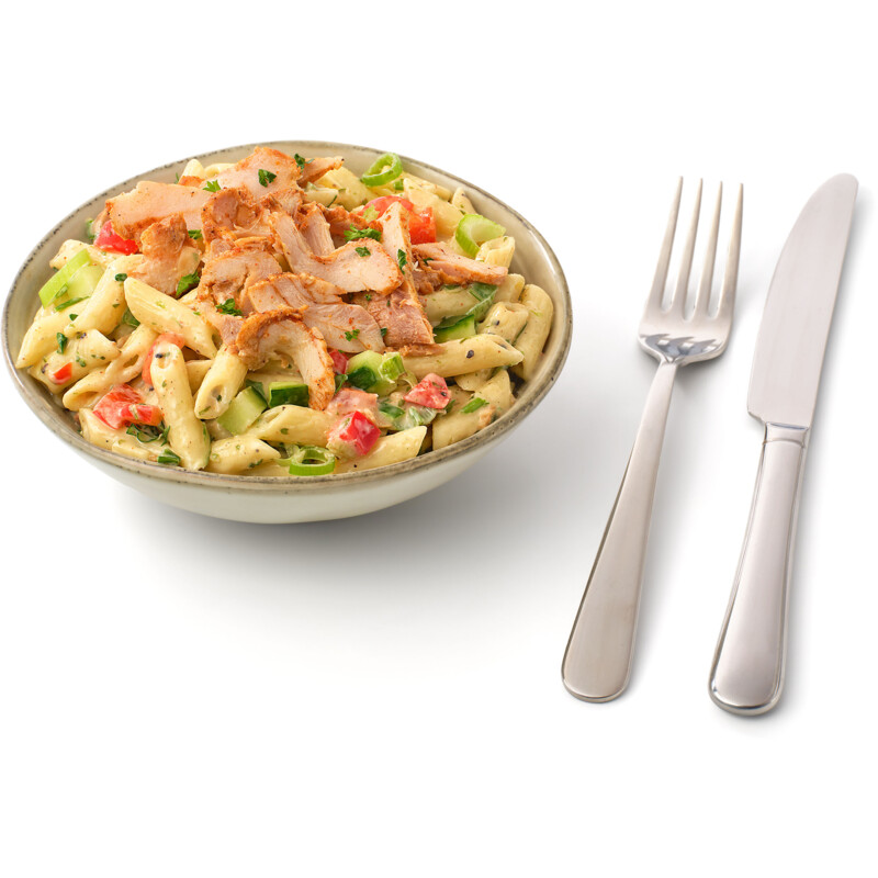Een afbeelding van AH Pastasalade kip kebab