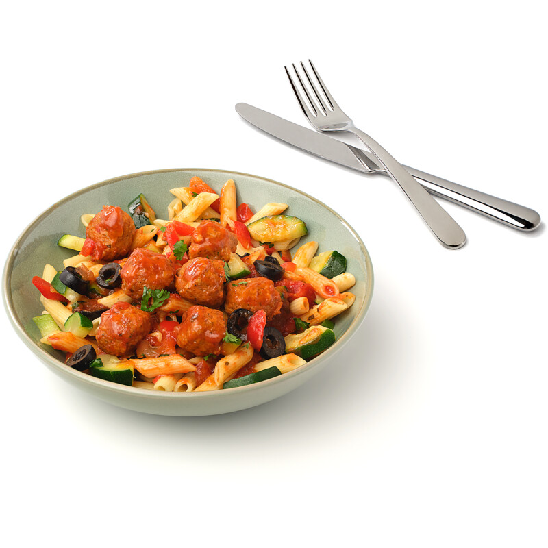 Een afbeelding van AH Verse penne scharrelkip gehaktballetjes