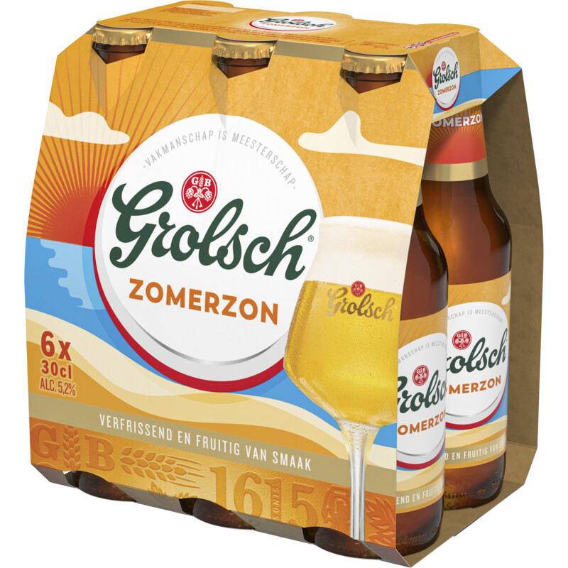 Een afbeelding van Grolsch Zomerzon speciaalbier 6-pack