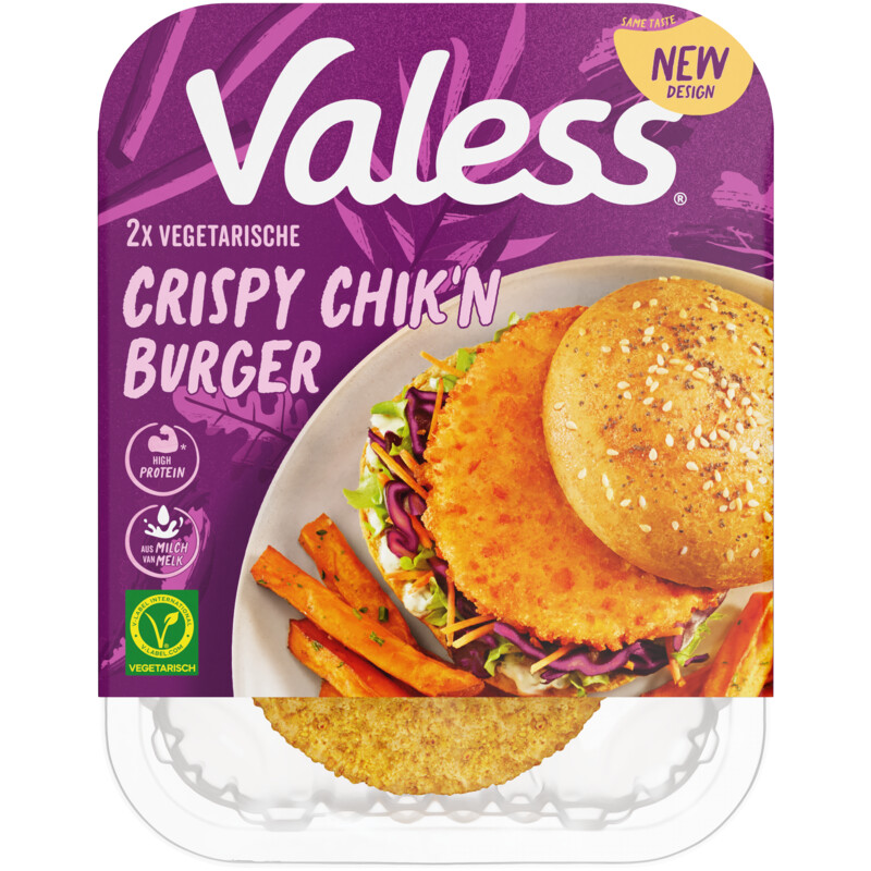 Valess Crispy chicken style burger bestellen Albert Heijn