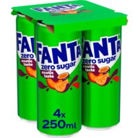 Een afbeelding van Fanta Exotic zero sugar 4-pack