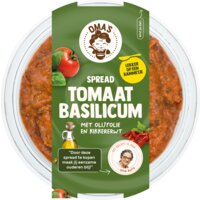 Een afbeelding van Oma's Soep Groentespread tomaat basilicum