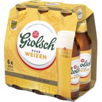 Een afbeelding van Grolsch Puur weizen speciaalbier 6-pack