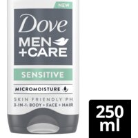 Een afbeelding van Dove Men+care sensitive douchegel