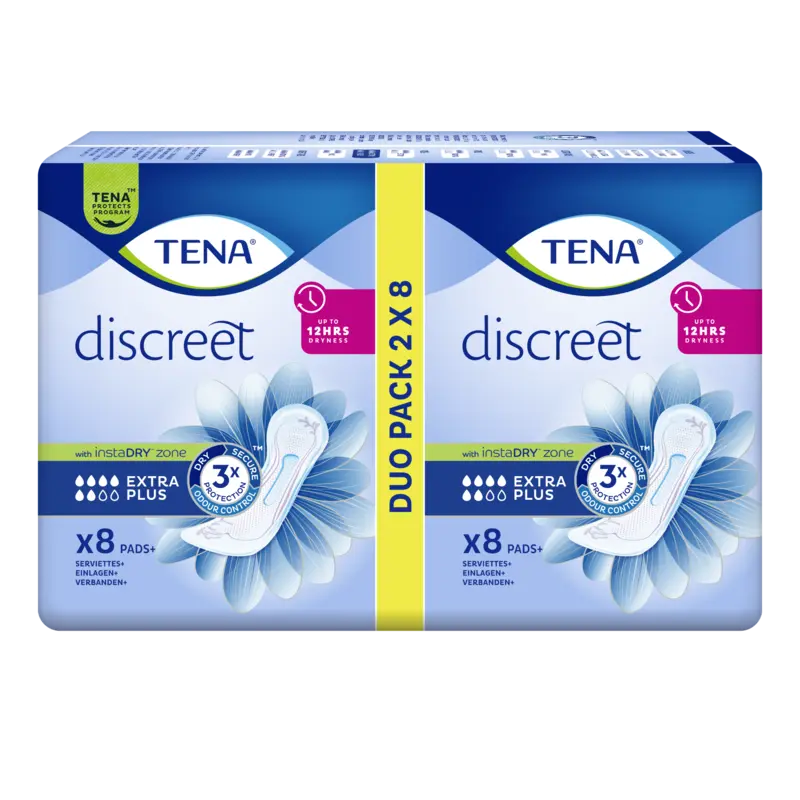 Tena Discreet extra plus duo pack