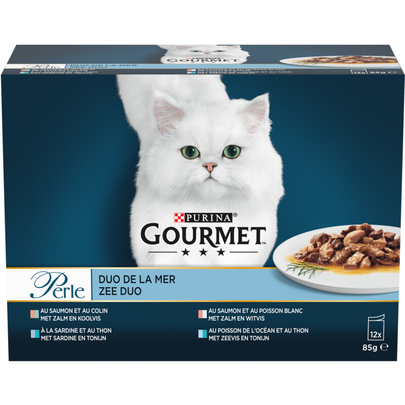 Een afbeelding van Gourmet Perle zee duo minifilets in saus