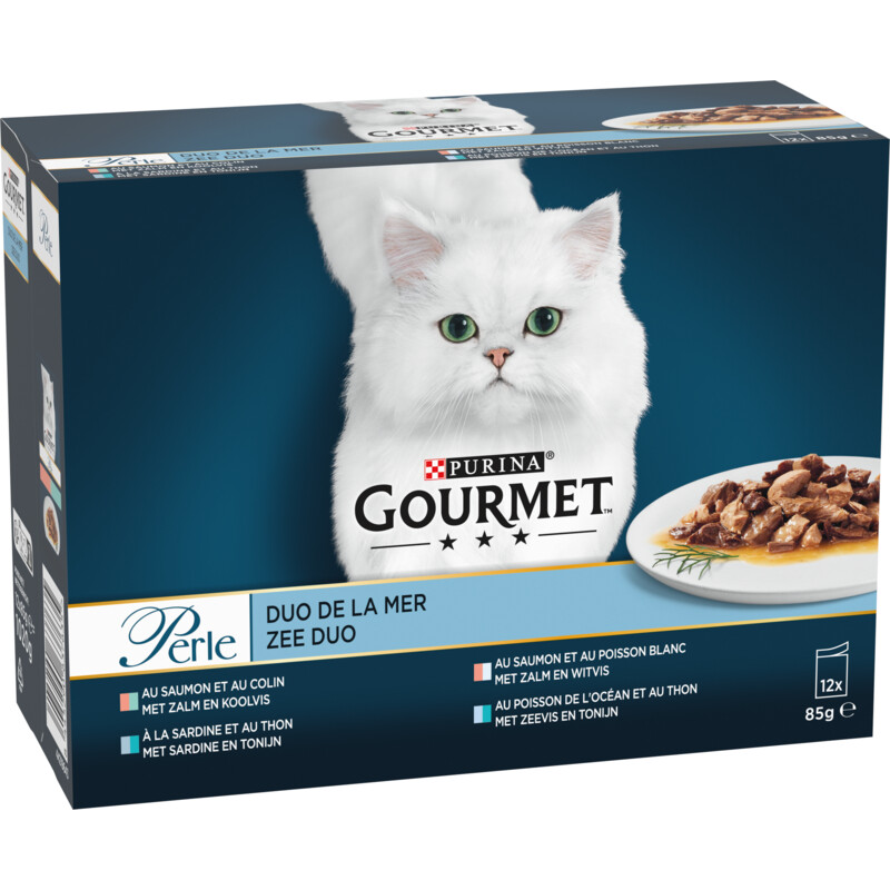 Een afbeelding van Gourmet Perle zee duo minifilets in saus