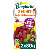Bonduelle Rode bietenblokjes 2 mini's