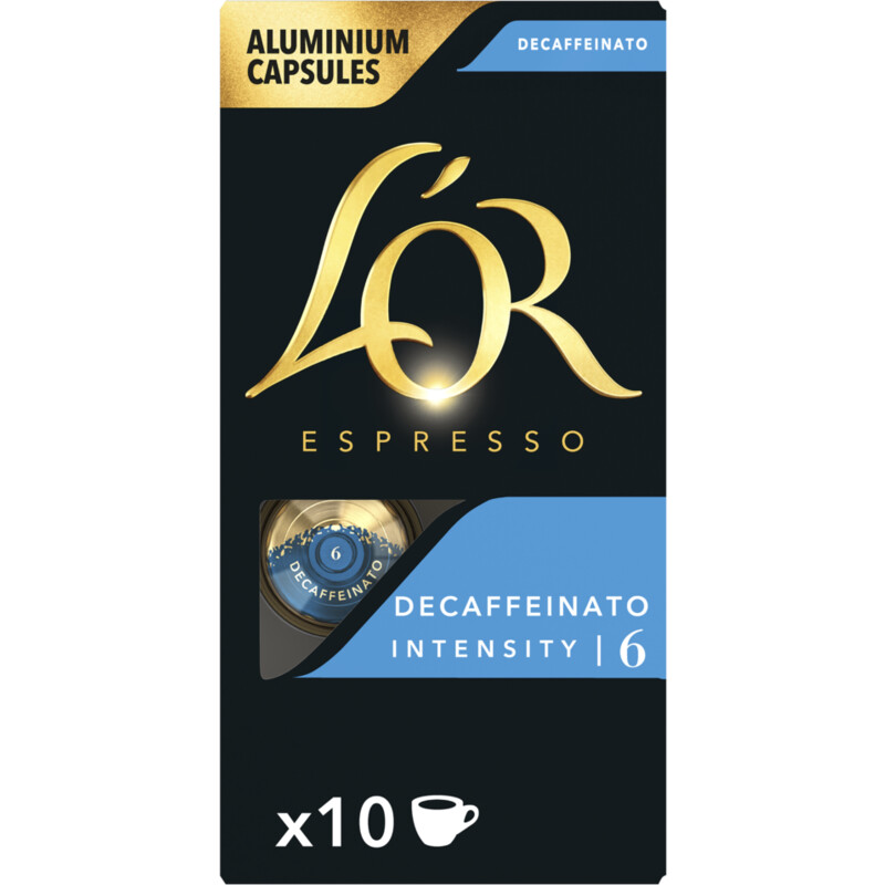 Een afbeelding van L'OR Espresso decaffeinato capsules