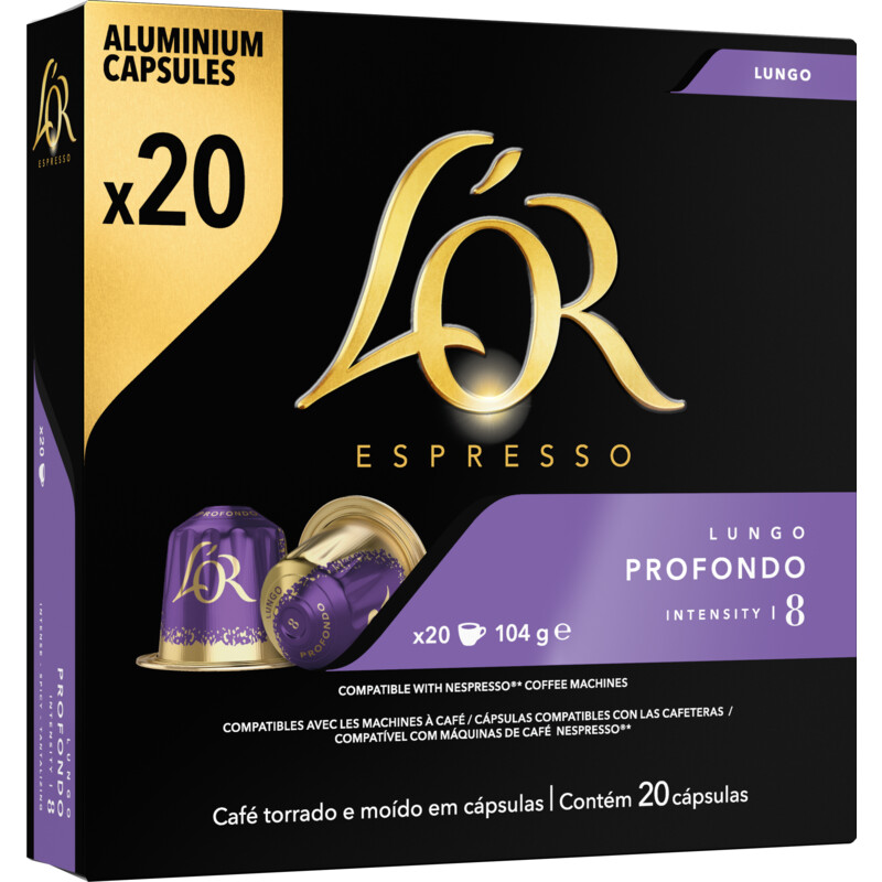 Een afbeelding van L'OR Espresso lungo profondo capsules