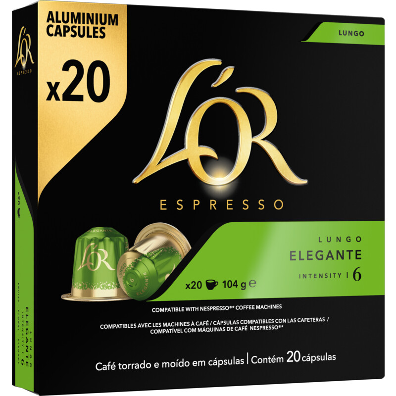 Een afbeelding van L'OR Espresso lungo elegante capsules
