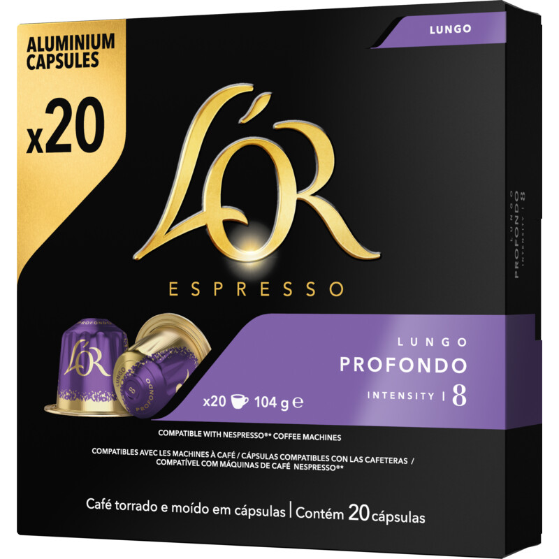 Een afbeelding van L'OR Espresso lungo profondo capsules