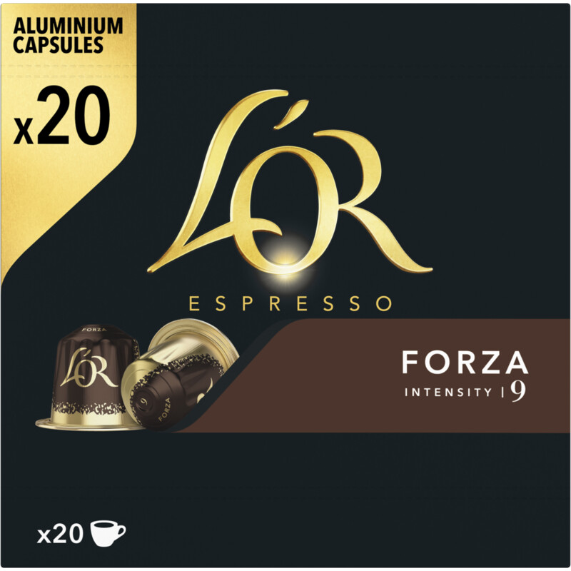 Een afbeelding van L'OR Espresso forza capsules