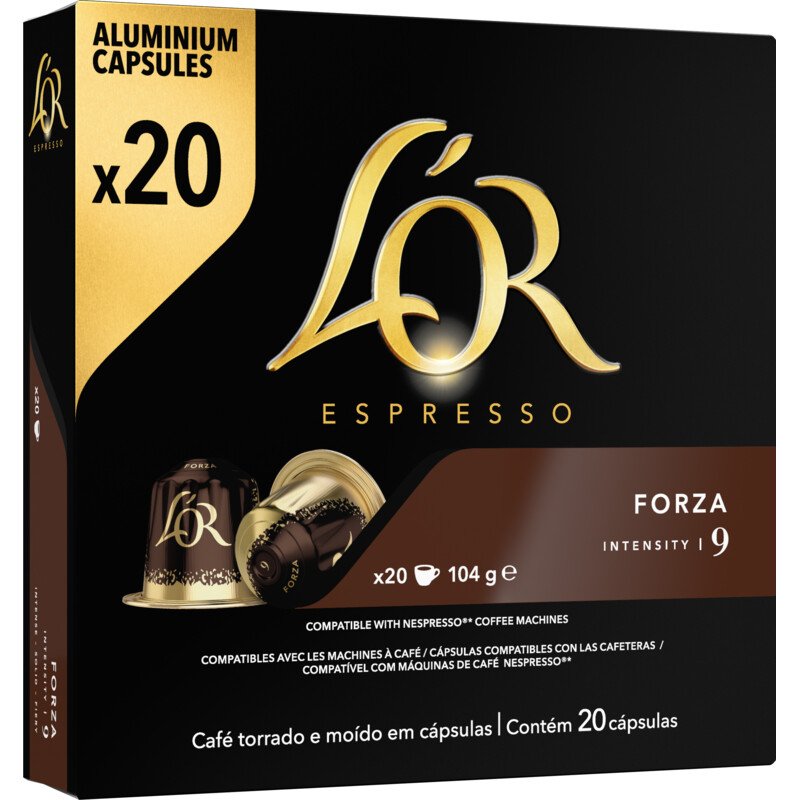 Een afbeelding van L'OR Espresso forza capsules