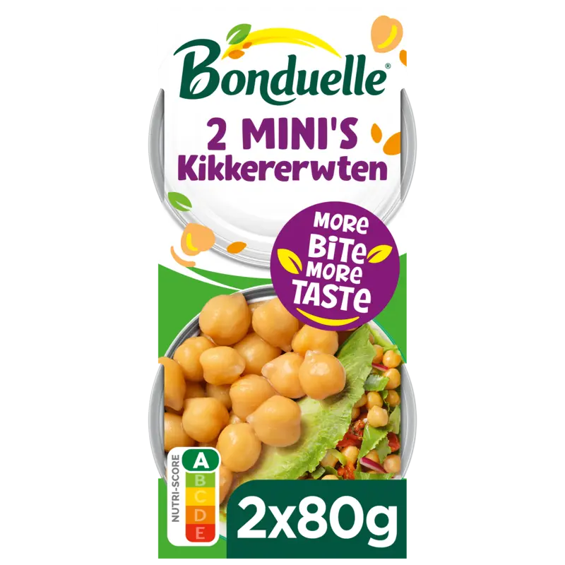 Bonduelle Kikkererwten 2 mini's