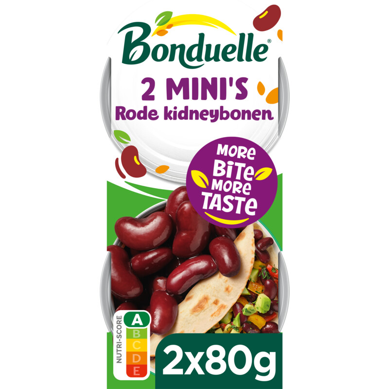 Een afbeelding van Bonduelle Rode kidneybonen 2 mini's