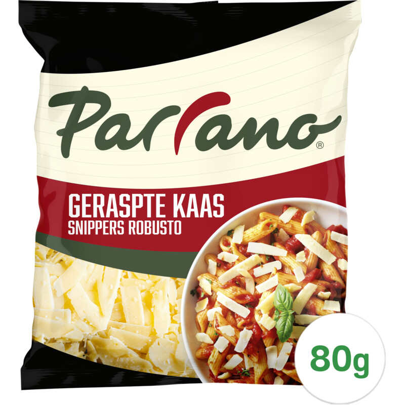 Een afbeelding van Parrano Geraspte kaas snippers robusto
